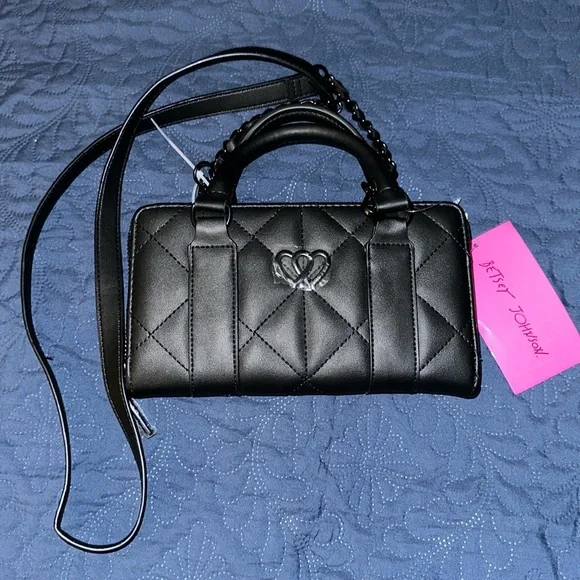 Betsey johnson crossbody wallet deals
